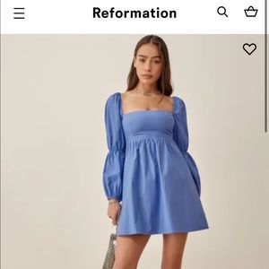 Reformation Michaela dress in dusk